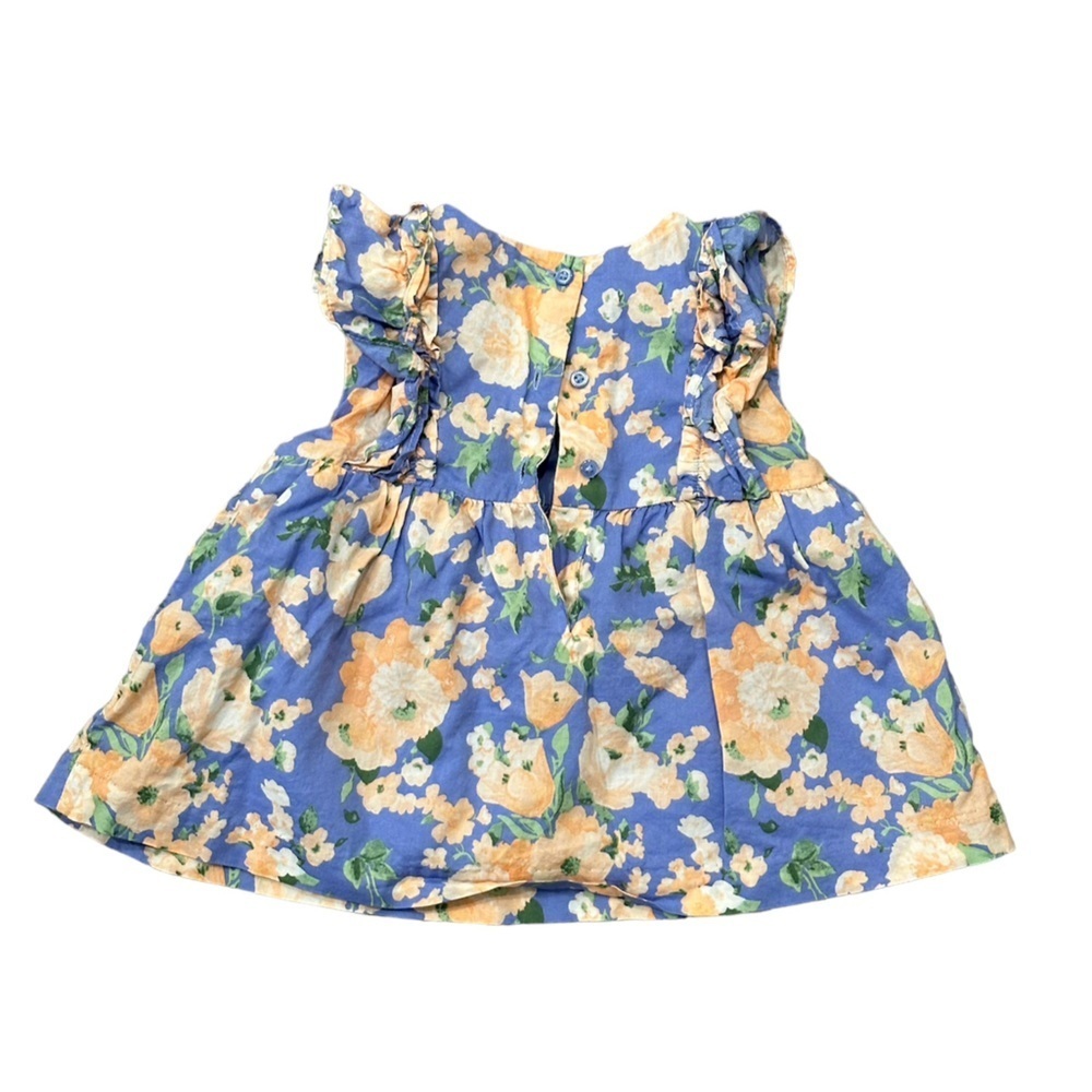 Janie and Jack Periwinkle Floral Matching Set, 18-24 MO - Picture 4 of 6